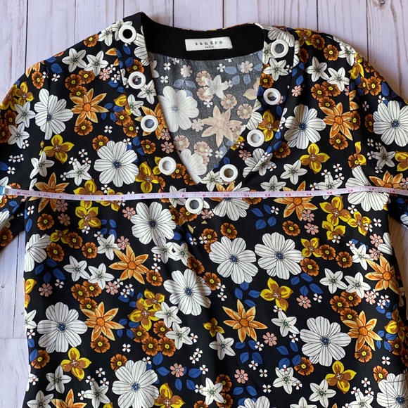 Authentic Sandro Paris Blouse - Picture 7 of 9